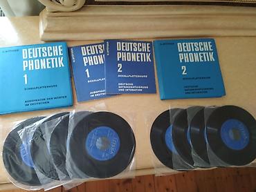 Alman dili fonetikası. Ştotser. 8 ədəd qramafon valı və 2 kitabçadan - şəkil 2