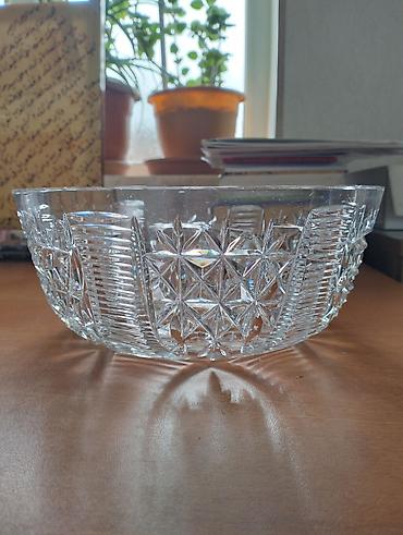 Antik büllur meyvə vazalar və antik Kuznetsov vaza.Super - şəkil 5