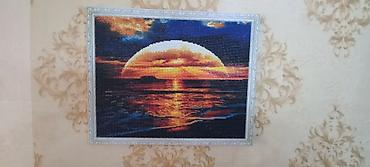 Almaz mozaykasi öz əl işimdir. Satilir təcili. Ramkalidi. Qiyməti 3 - şəkil 2