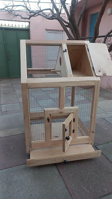 Qəfəs əl işidi ölçüsü eni 55 uzunluğu 55 hündürlük 80 . təkərlidi - şəkil 3