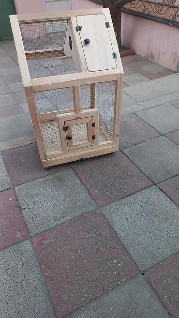 Qəfəs əl işidi ölçüsü eni 55 uzunluğu 55 hündürlük 80 . təkərlidi - şəkil 4