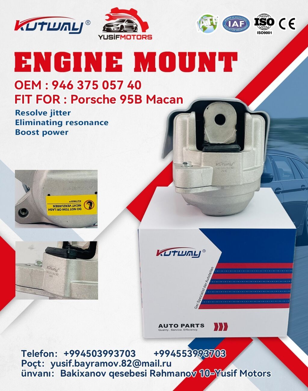 KARA MOTORS – Porsche və Mitsubishi üzrə ixtisaslaşmış servis və