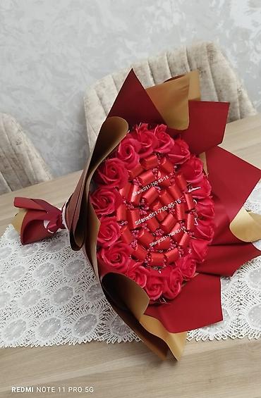 Sokolad buketleri sifarisle hazirlanir.Sifarisler en az 1-2 gun - şəkil 4