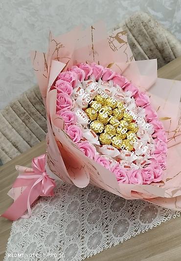 Sokolad buketleri sifarisle hazirlanir.Sifarisler en az 1-2 gun - şəkil 2