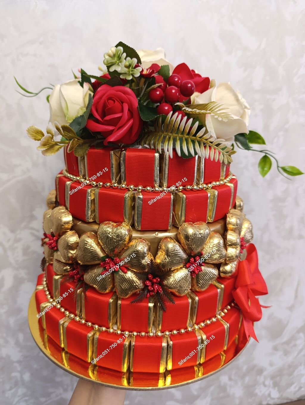 Sokolad xoncasi sifarisle hazirlanir.Sifarisler en az 2-3 gun onceden