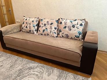 Divan, İşlənmiş, Bazalı, Vеlur parça - şəkil 3