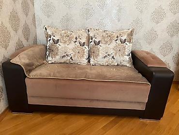 Divan, İşlənmiş, Bazalı, Vеlur parça - şəkil 5