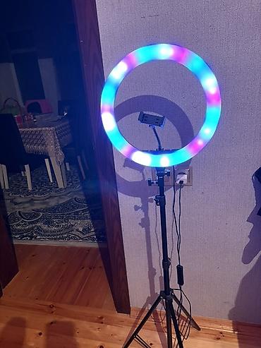 RGB LED halqa işıq tripod dəsti - 26–30 sm diametrli halqa işıq - RGB - şəkil 3