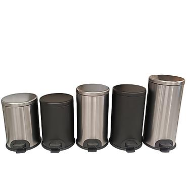 Məhsul: Paslanmayan poladdan ayaq pedallı zibil qutuları - şəkil 2