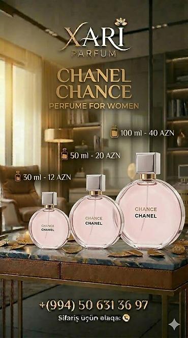 Xarı Parfum – Chanel Chance (Women) Qoxu: Zərif və qadınsı Chanel - şəkil 2
