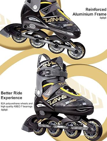 TIAN-E inline konkis (roller skates) - Təkərlər: 82A sərtlikdə - şəkil 3