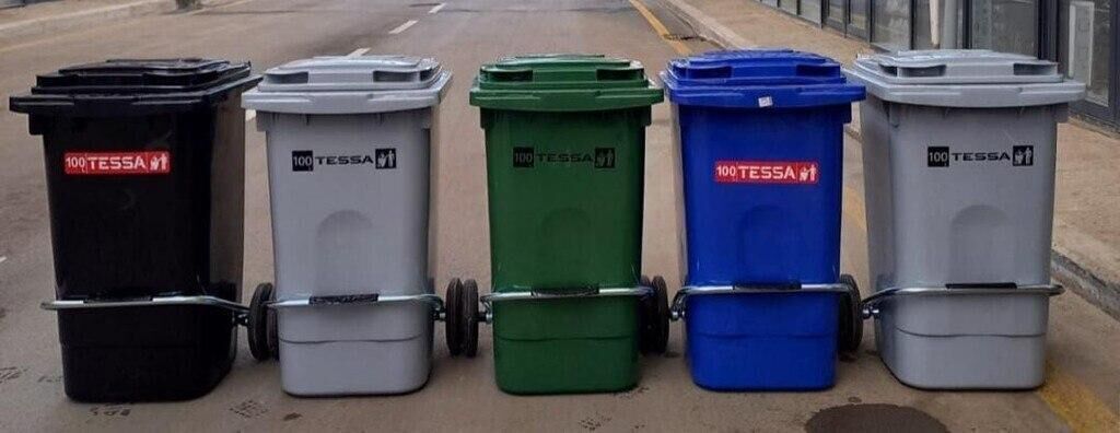 Zibil qutuları100 l təkərli pedallı - 54.99 AZN 100L təkərli pedalsız