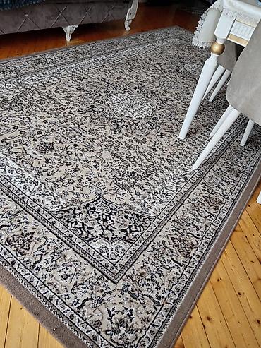 Xalça – klassik naxışlı, bej‑boz tonlarda - Üslub: Şərq klassik - şəkil 4