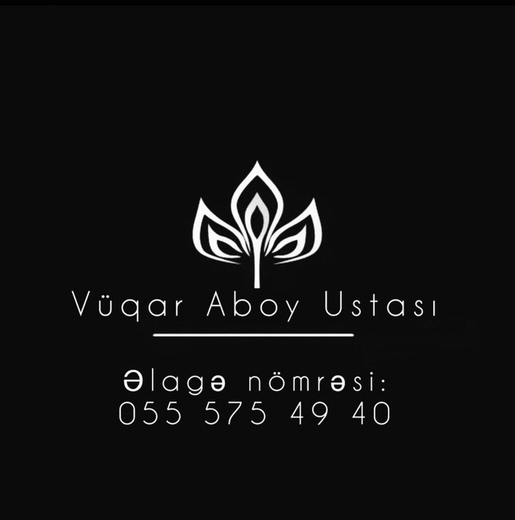 Xidmət: Vüqar Aboy Ustası Peşəkar aboy (divar kağızı) çəkilişi və