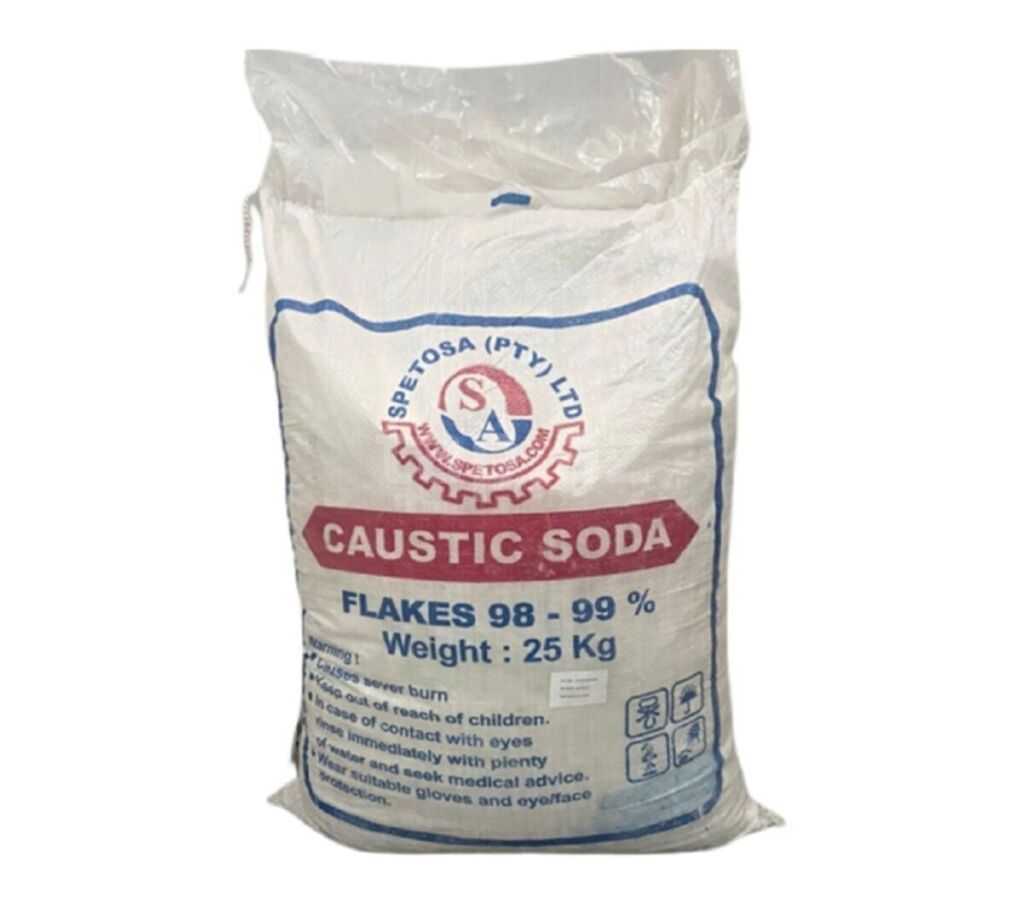 Məhsul: Kaustik Soda (Sodium Hydroxide, NaOH) – Qırıntı/“Flakes”