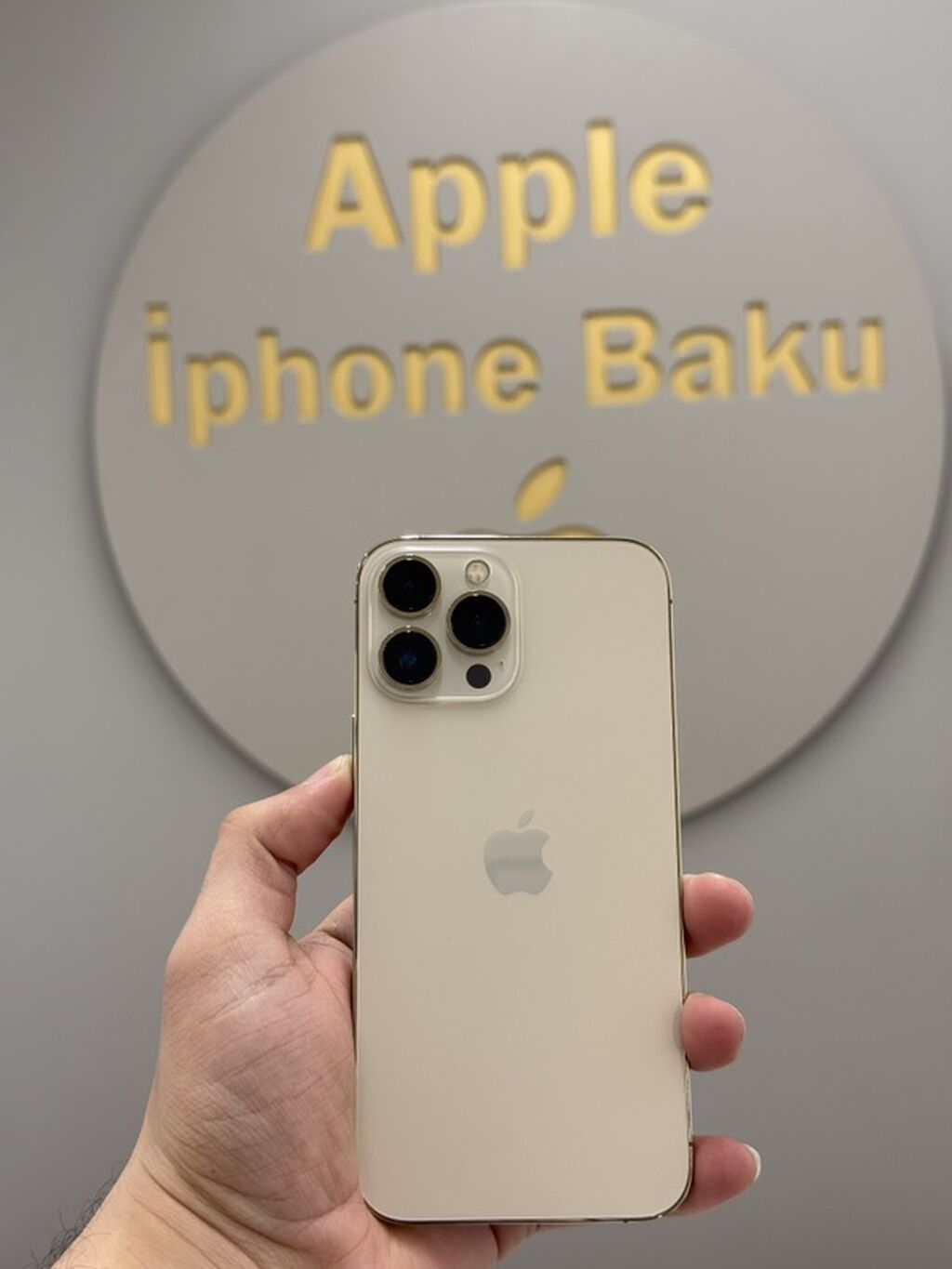 IPhone 13 Pro Max, 256 GB, Qızılı, Zəmanət, Simsiz şarj, Face ID