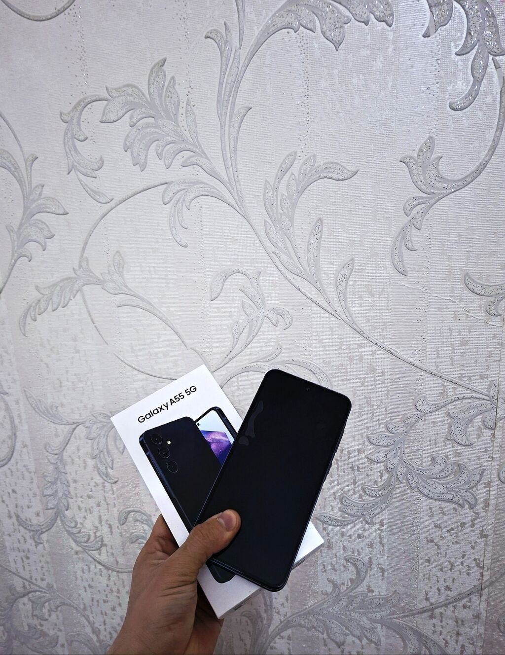 Samsung Galaxy A55, 256 GB, rəng - Göy, İki sim kartlı