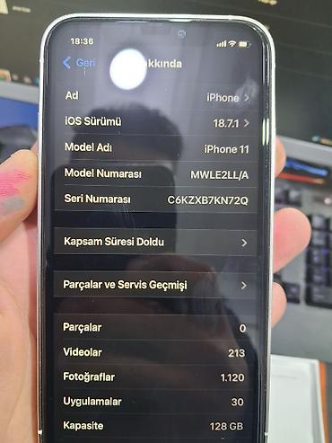 IPhone 11, 128 GB, White Titanium, Face ID - şəkil 5