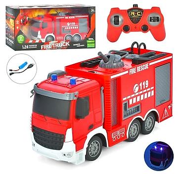 Радиоуправляемая пожарная машина с водой.Радиоуправляемая пожарная - şəkil 2