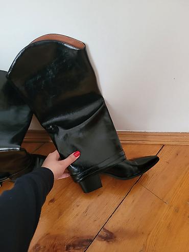 Çəkmə, Ölçü: 39, rəng - Qara, Yeni - şəkil 3