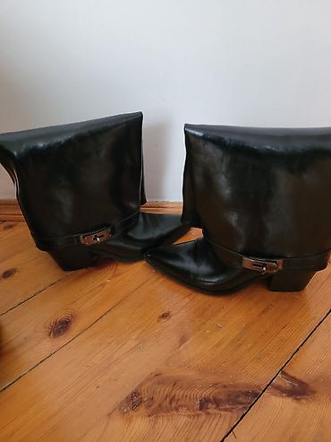 Çəkmə, Ölçü: 39, rəng - Qara, Yeni - şəkil 4