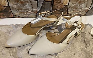 Tuflilər, Ölçü: 39, rəng - Bej, İşlənmiş - şəkil 2