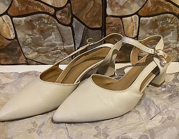 Tuflilər, Ölçü: 39, rəng - Bej, İşlənmiş - şəkil 3