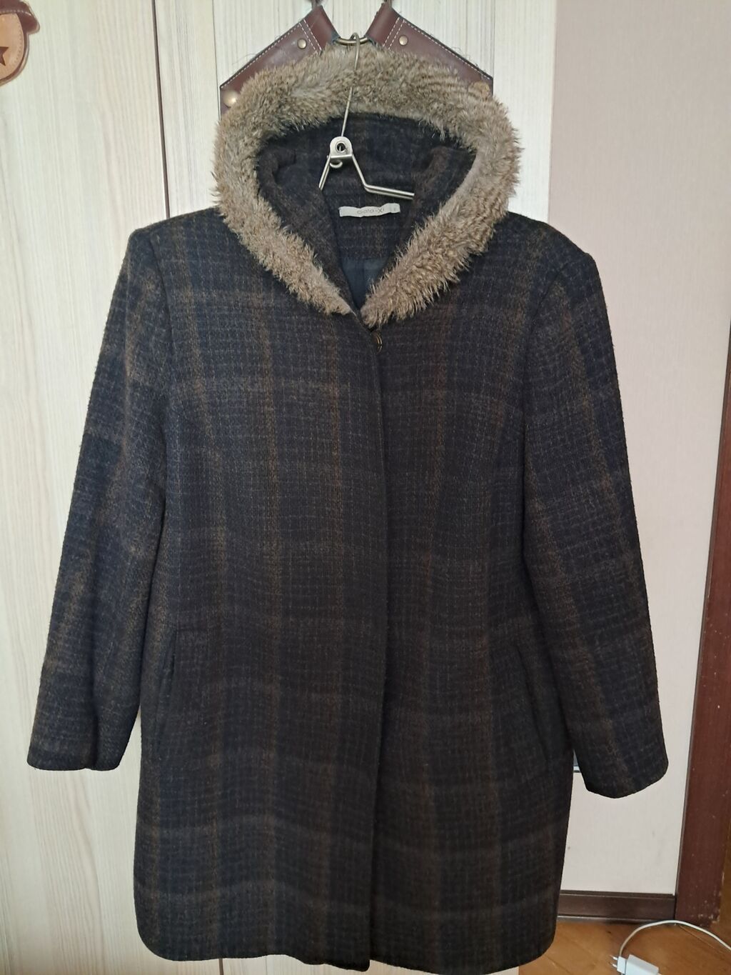 Palto, rəng - Qəhvəyi