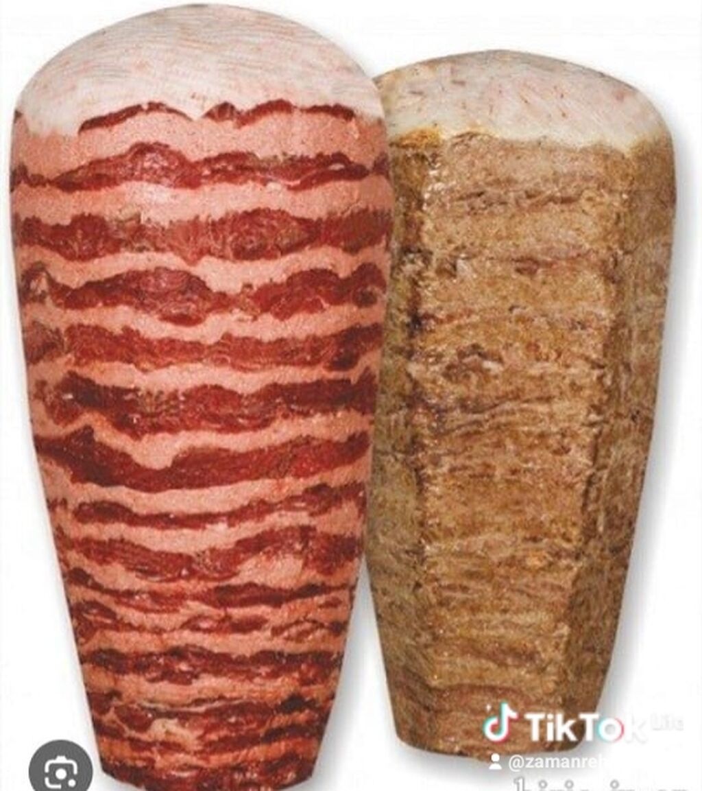 Doner üçün ətlər – şişdə hazır bloklar - Məhsul növü: toyuq və mal
