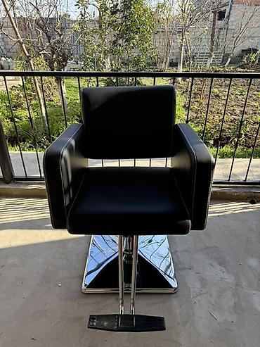 Bərbər/gözəllik salonu üçün işçi masa və kreslo dəsti - Geniş güzgülü - şəkil 4