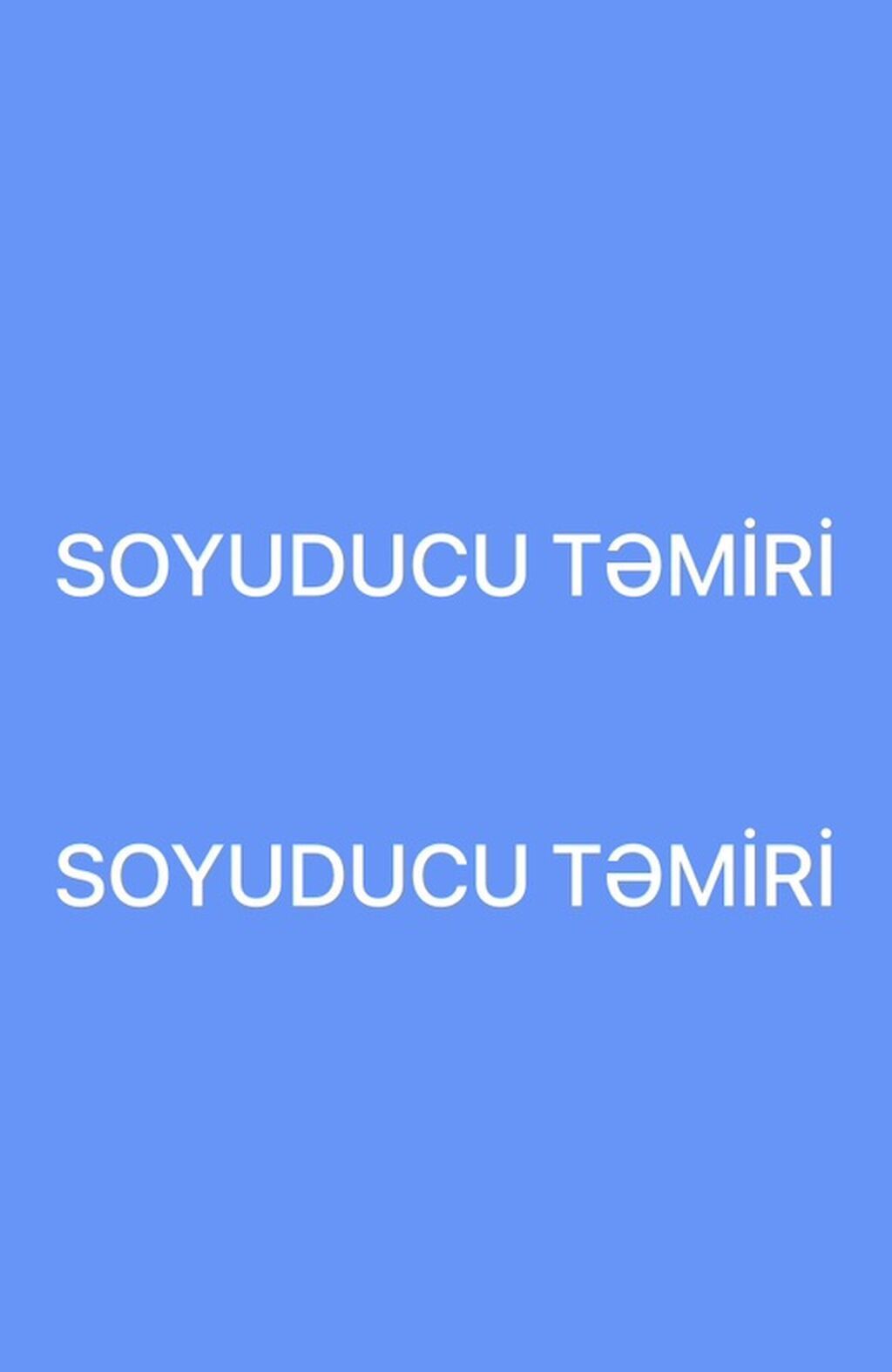 Xidmət: Soyuducu təmiri Təkliflər: - Bütün markalı və modellı məişət