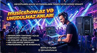 Musicshow.az – tədbirlər üçün peşəkar musiqi xidməti Xidmətlər: - - şəkil 2