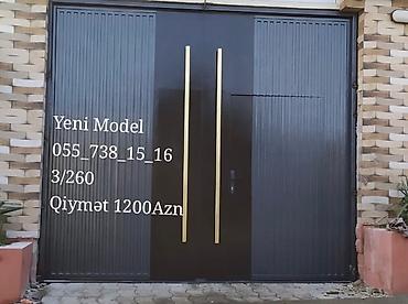 Yeni Həyət darvazası, 3 m, Mexaniki, Qapı ilə, rəng - Ağ, Kredit yoxdur, Ödənişli quraşdırma, Ödənişli çatdırılma, Rayonlara çatdırılma - şəkil 3