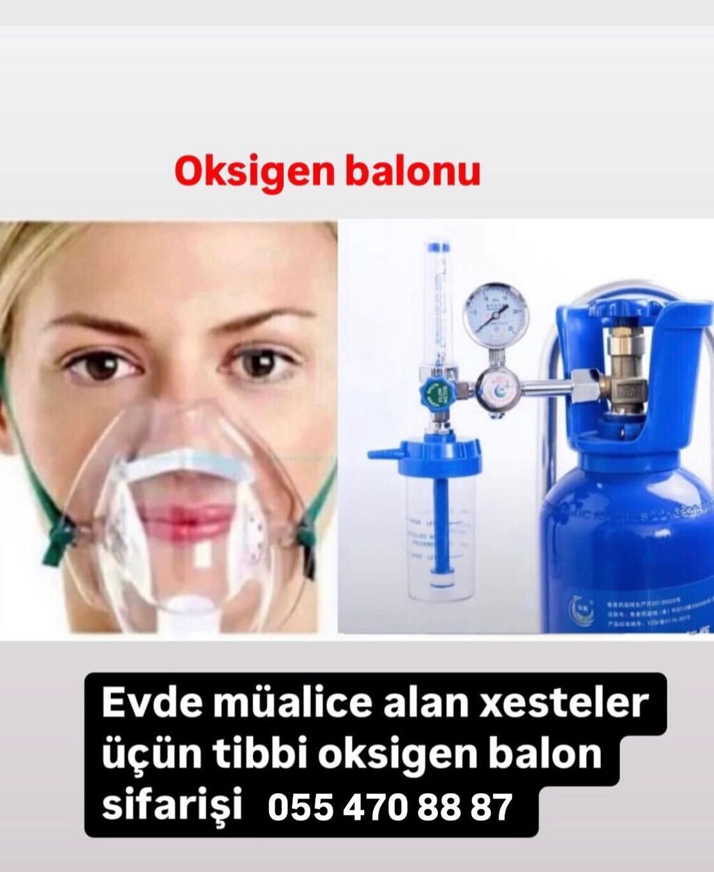 Oksigen balon icaresi satişi