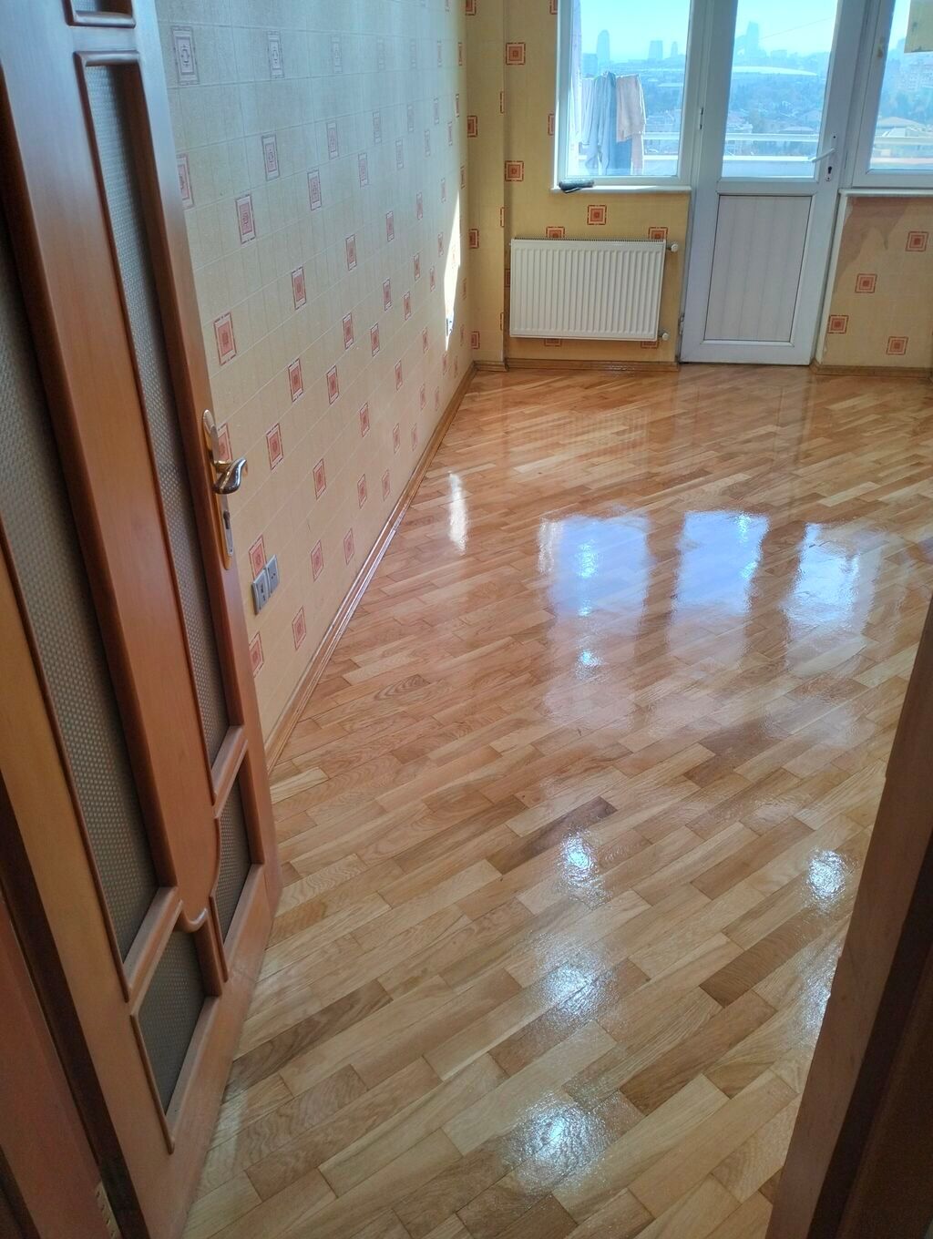 Parket döşəmə və taxta döşəmələrin yonulması, cilalanması və