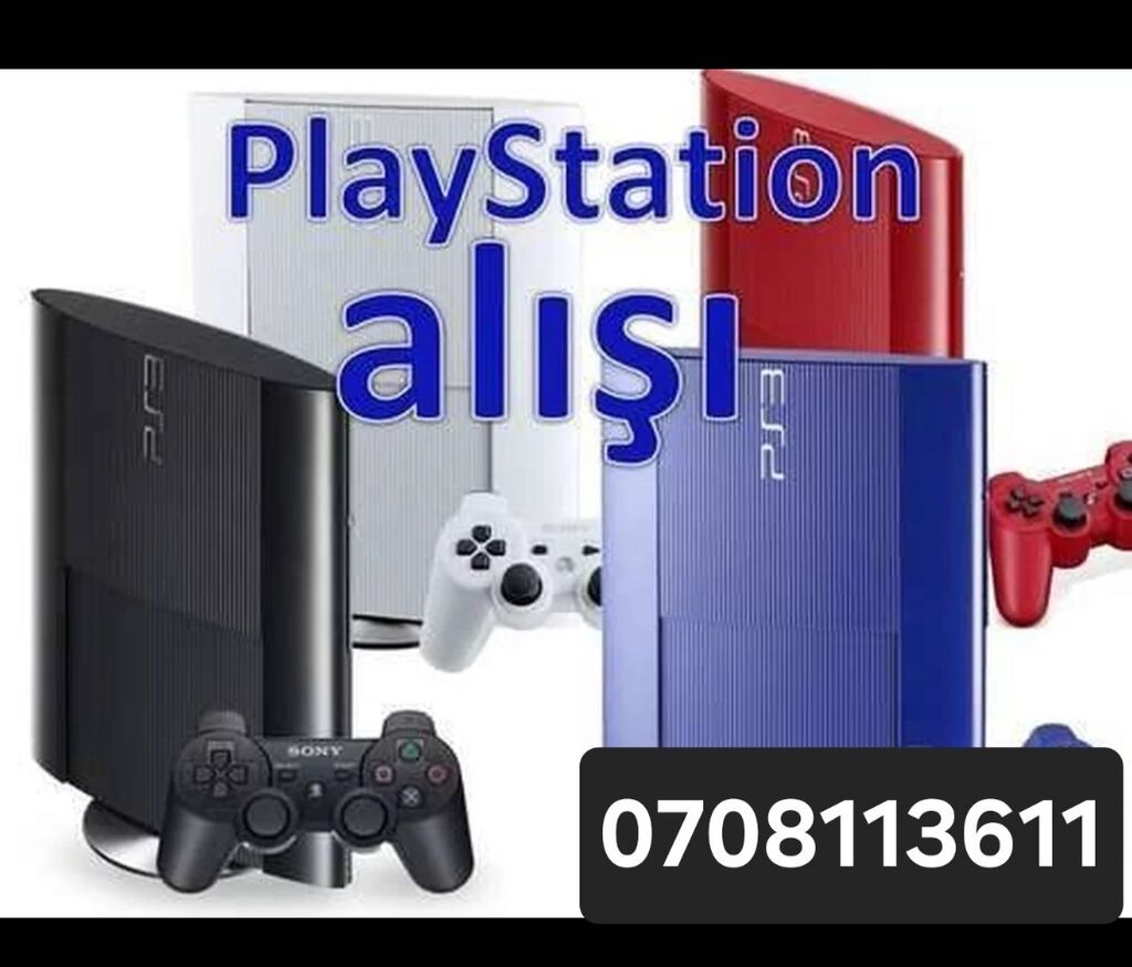 PlayStation 3/4/5 konsollarinin alisi. unvandan aliriq 0555453882