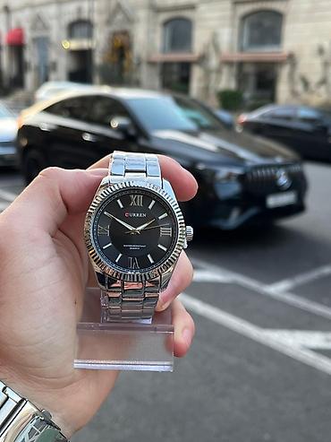 Yeni, Qol saatı, Curren, rəng - Gümüşü - şəkil 4