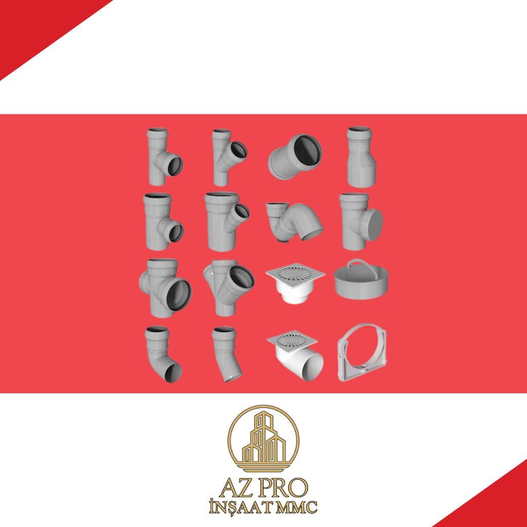 Çirkab su fitinqləri (pp birləşdirici hissələr) Qiymət aralığı: 0.34 -