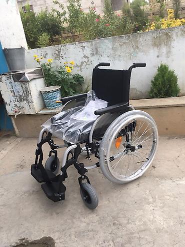 Əlil arabası. teze keyfiyyetine zəmənət verilir. Geniş böyuk razmer - şəkil 2