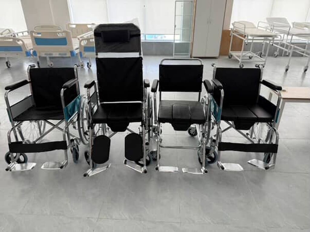 Tualet funksiyalı əlil arabaları teze qəti istifade edilmeyib tezedi