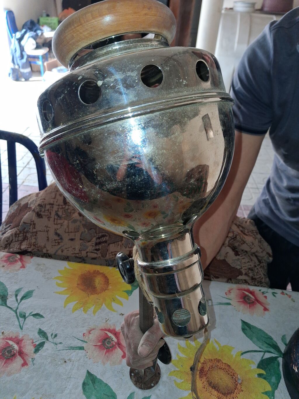 Reflektorlu terapevtik lampadır "Mavi lampa" Işləyir heç bir problemi