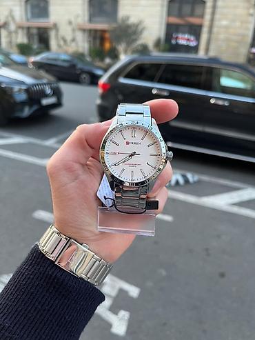 Yeni, Qol saatı, Curren, rəng - Gümüşü - şəkil 5