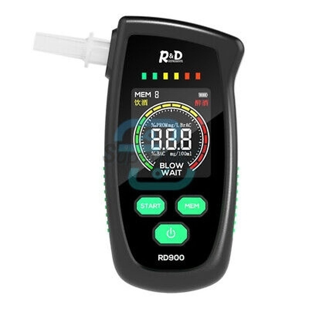 RD900-Orjinal-Digital Alcohol Tester ✅ RD900 Alkolölçər (Breathalyzer)