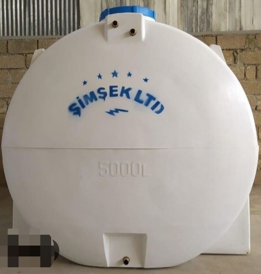 Bak, Plastik, 5000 l l, Yeni, Pulsuz çatdırılma