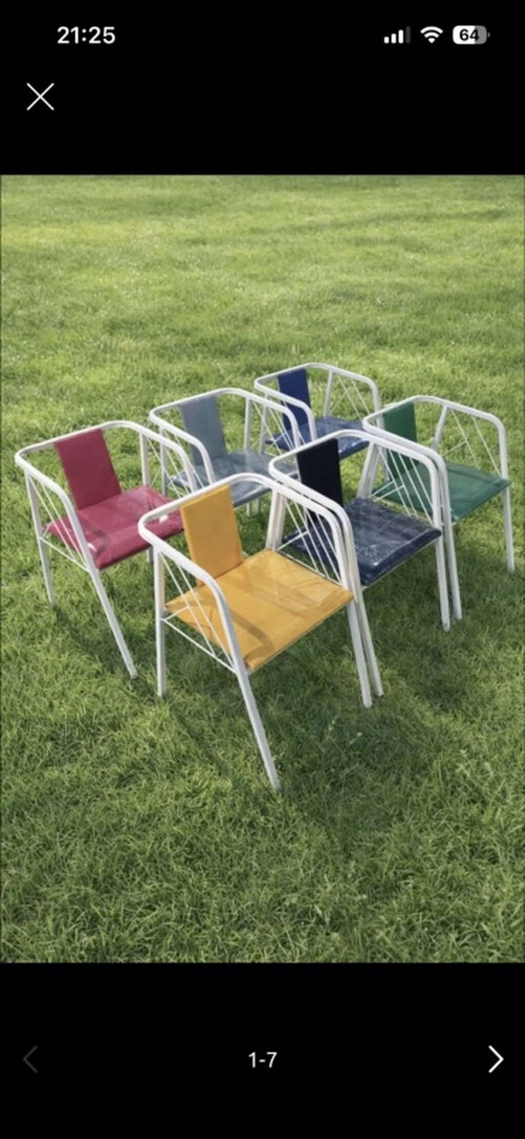 Plyaj, piknik stulu, Metal