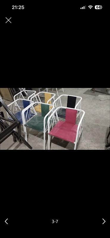 Plyaj, piknik stulu, Metal - şəkil 3