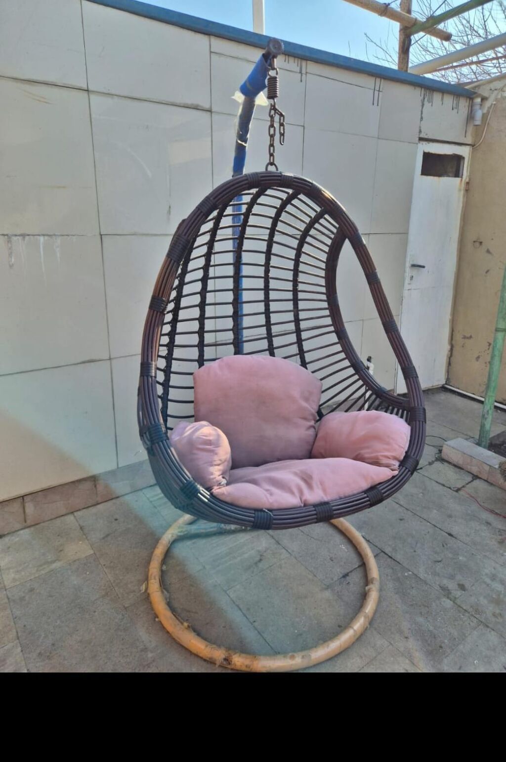 Oturacaq-yelləncək, Zontiksiz, Həsir toxunuşlu