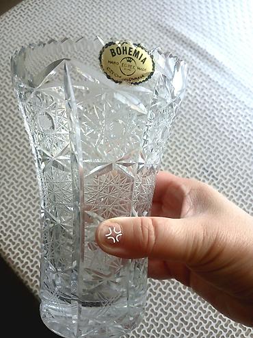 Kiçik ölçüdə boqema xrustal güldan və ya salfet qabı kimi istifadə - şəkil 4