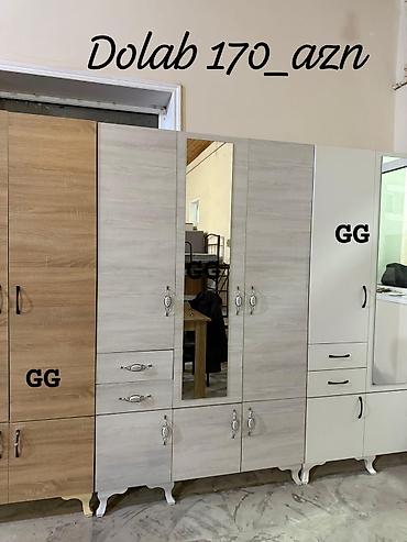 Yeni ve Sifarişle 3 Qapili dolab 170 azn Material Laminat💫 Ölcü - şəkil 2