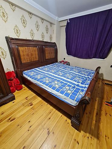 İşlənmiş, İkinəfərlik çarpayı, Bazasız, Matras ilə, Siyirməsiz, Rumıniya - şəkil 2